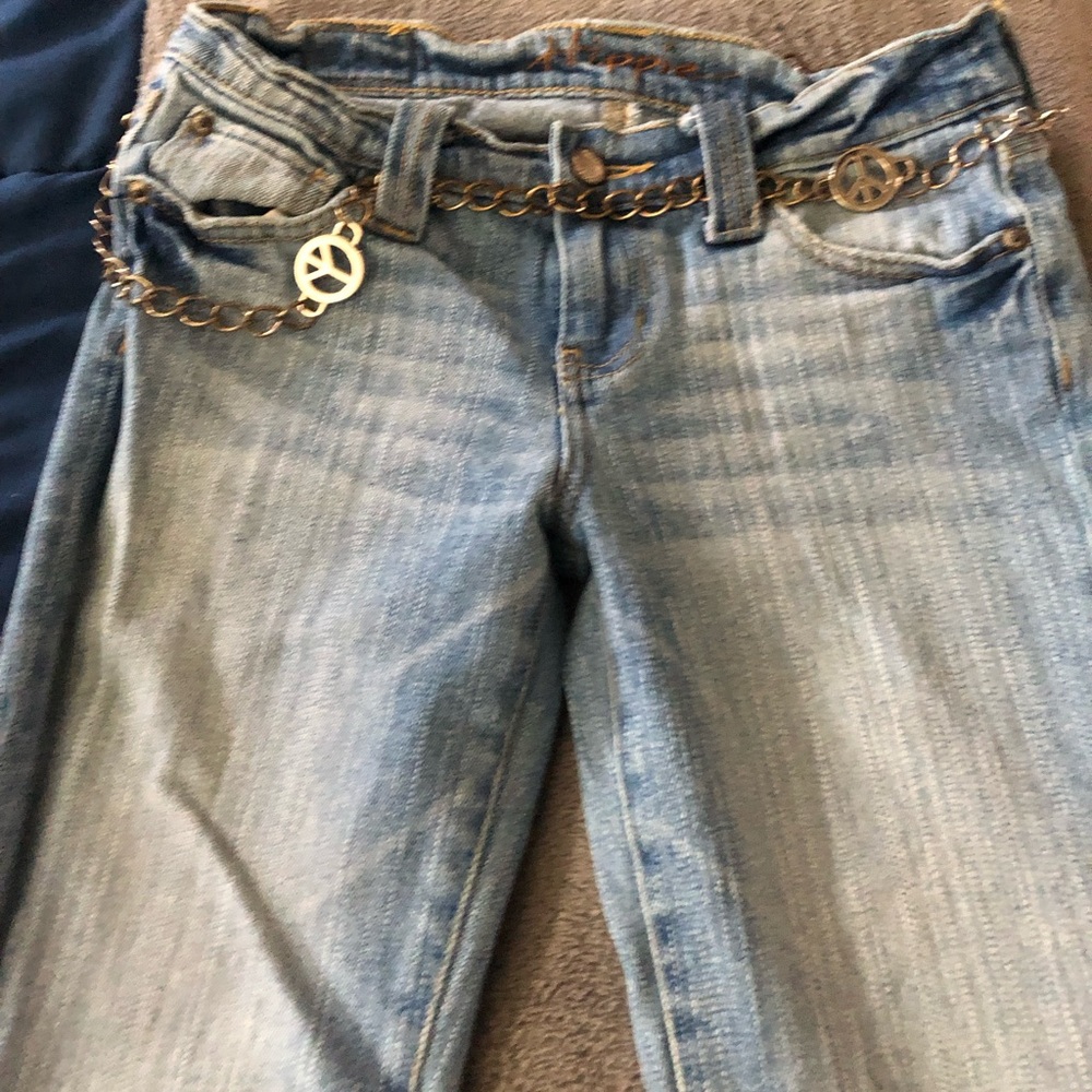 Hippie brand low rise jeans, size 25 - Picture 2 of 3